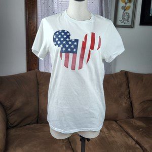 Disney Mickey Mouse American Flag T-shirt